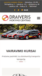 Mobile Screenshot of draiveris.lt
